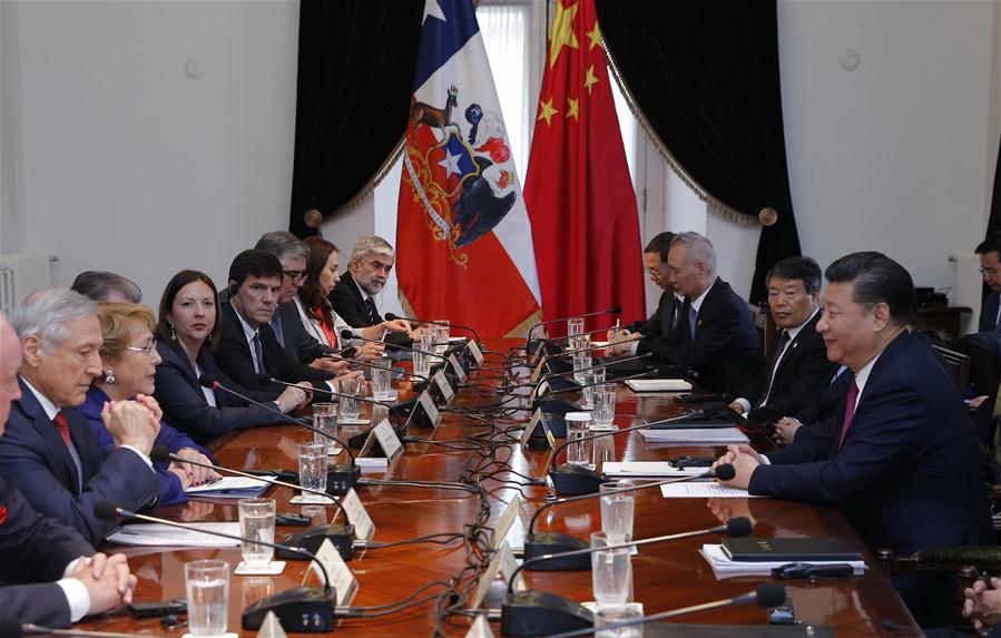 China, Chile lift ties to comprehensive strategic partnership