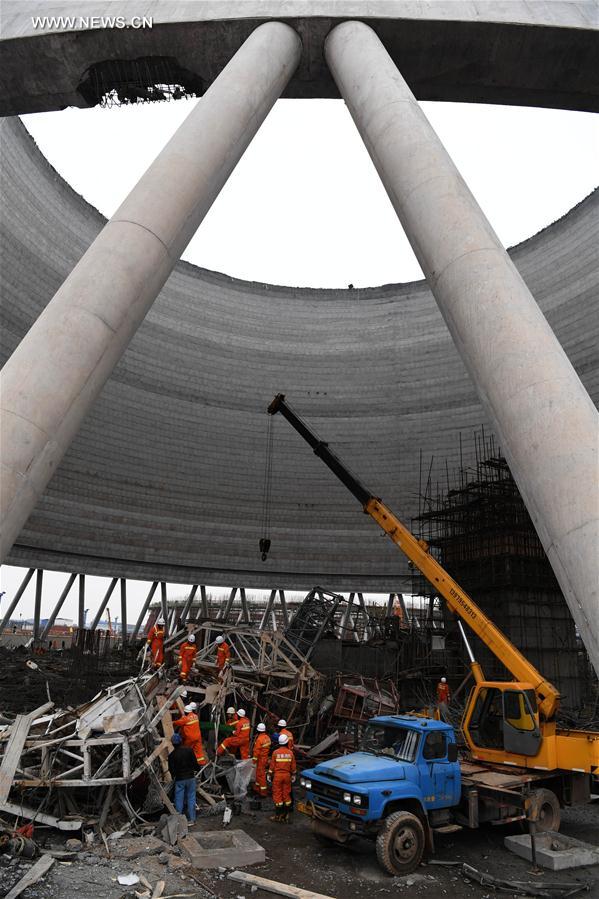 Death toll from construction equipment collapse in E. China rises to 40