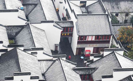 Snowy scene in Jiangsu