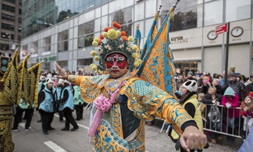 90th Macy's Thanksgiving Day Parade celebrated in Manhattan, New York
