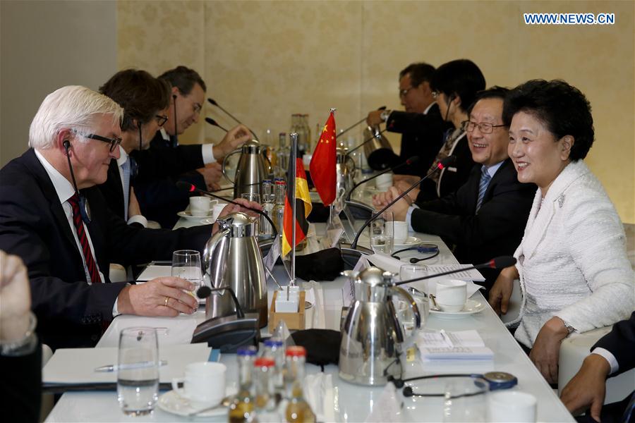 Vice Premier calls on China, Germany to oppose to trade and investment protectionism
