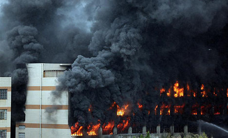 No casualty reported for factory fire 