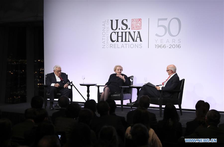 U.S.-NEW YORK-KISSINGER-ALBRIGHT-U.S.-CHINA RELATIONSHIP