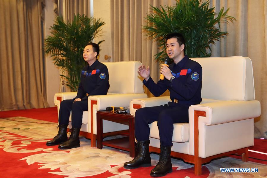 Chinese astronauts meet the press after space mission