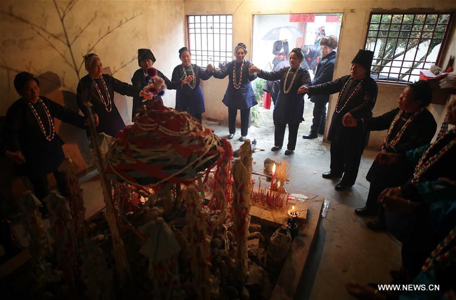 #CHINA-GUIZHOU-DONG PEOPLE-SAMA FESTIVAL (CN)