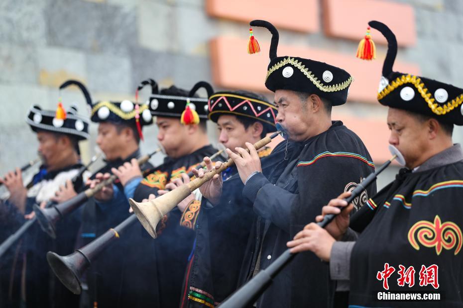 Yi people celebrate New Year in Guizhou