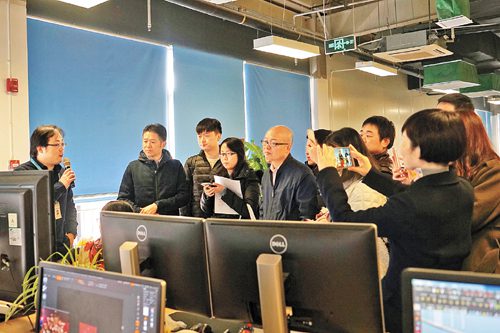 The central, provincial and municipal interview team comes to Xi’an Hi-tech Industries Development Zone