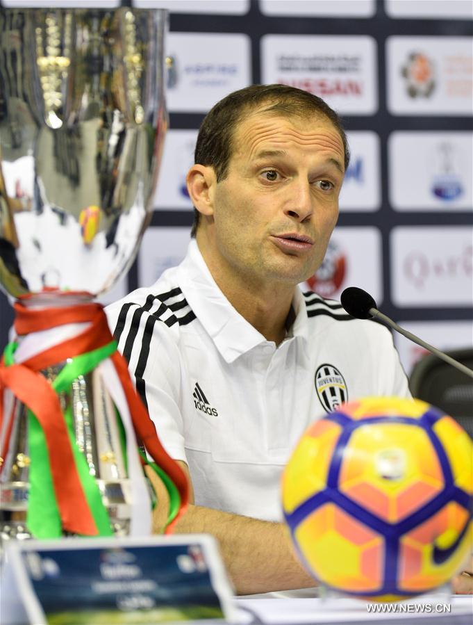 AC Milan will face Juventus in the Italian Super Cup final soccer match at Al Sadd stadium on 23 Dec. 2016.