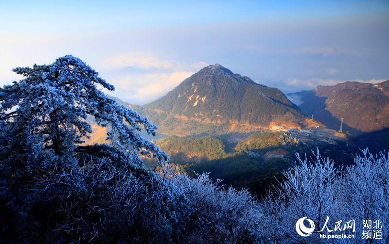 Beautiful winter scenery at Mount Guifeng