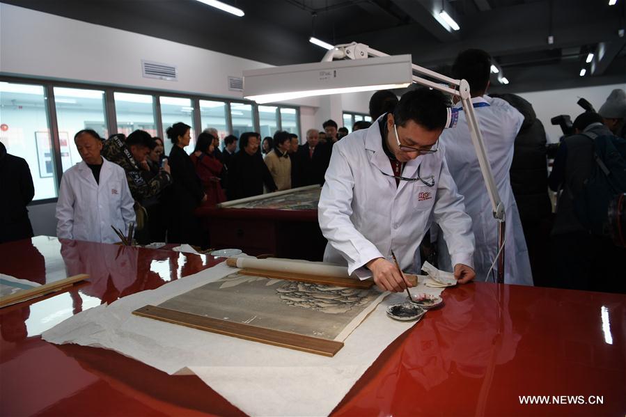 CHINA-BEIJING-THE PALACE MUSEUM-ANTIQUE RESTORATION (CN)