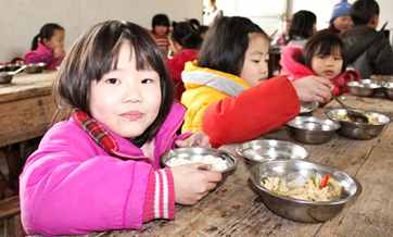 China's nutrition program benefits over 34 mln rural students