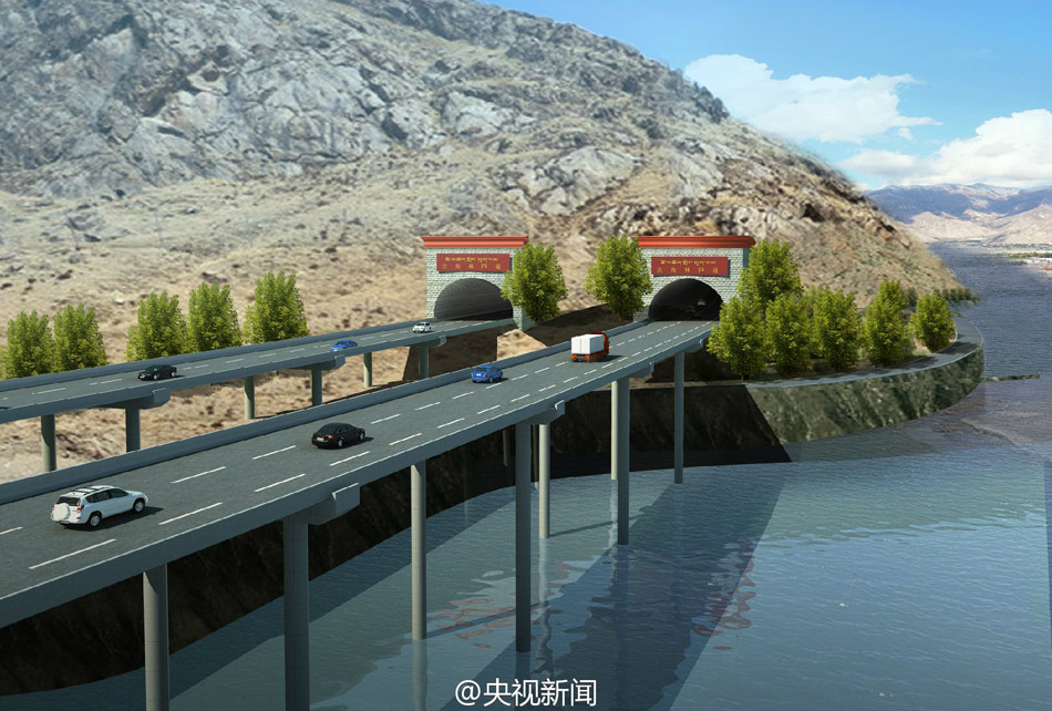 China building world's highest-altitude ring road in Tibet