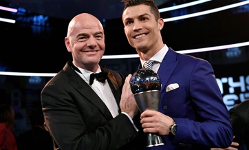 Cristiano Ronaldo crowns the Best FIFA Men's Player 2016
