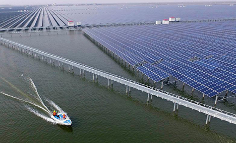 Massive photovoltaic power station put into operation