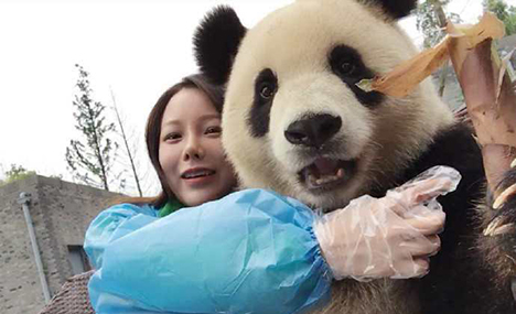 How cute！Panda selfie amuses net users