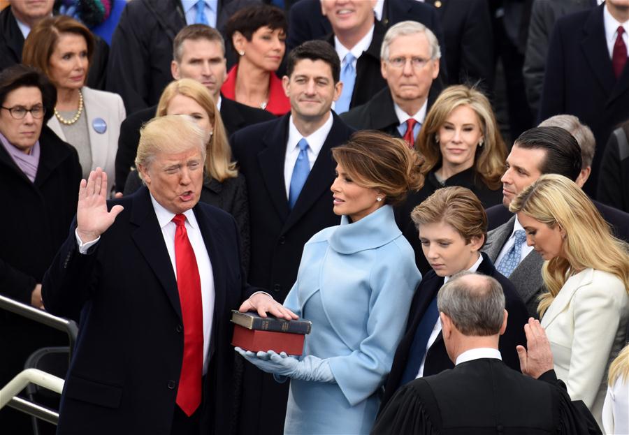 Donald Trump sworn in as 45th U.S. president