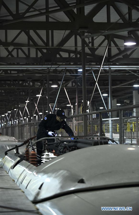 CHINA-TIANJIN-SPRING FESTIVAL TRAVEL RUSH-TRAIN MAINTENANCE (CN) 