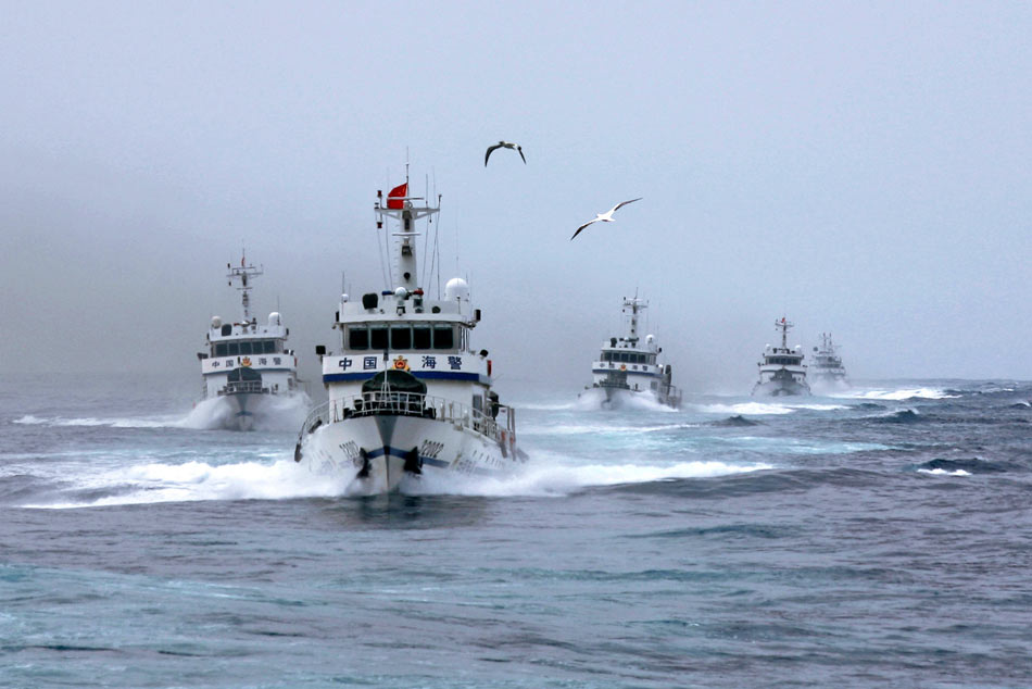 China Coast Guard on duty for Spring Festival