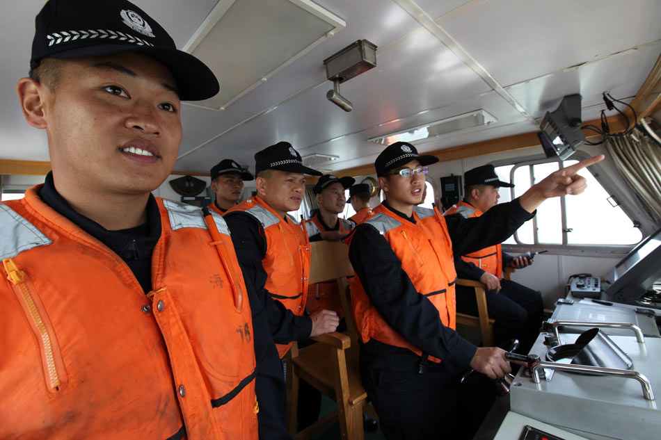 China Coast Guard on duty for Spring Festival