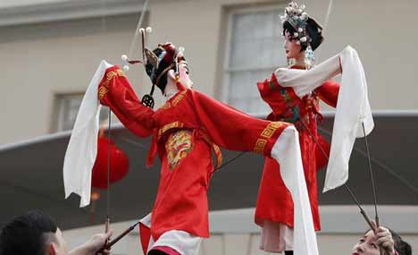 Puppet show in London to celebrate Lunar New Year
