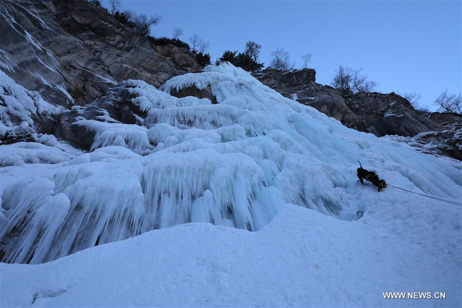 In pics: frozen waterfall Skakavac near Sarajevo 