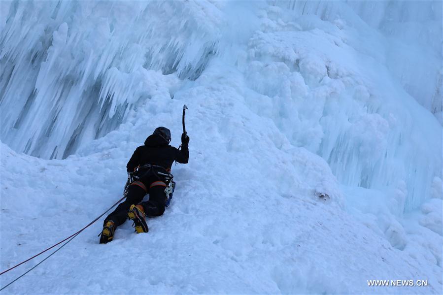 In pics: frozen waterfall Skakavac near Sarajevo 