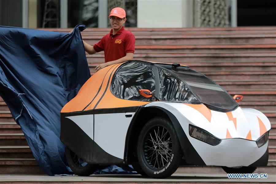 Prototype eco-car unveiled for Shell Eco-Marathon in the Philippines