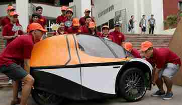 Prototype eco-car unveiled for Shell Eco-Marathon in the Philippines