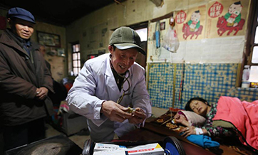 Handicapped doctor provides care for villagers for 4 decades