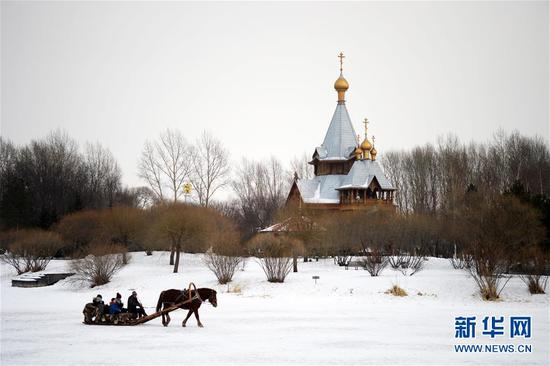 World of ice and snow at Volga Manor