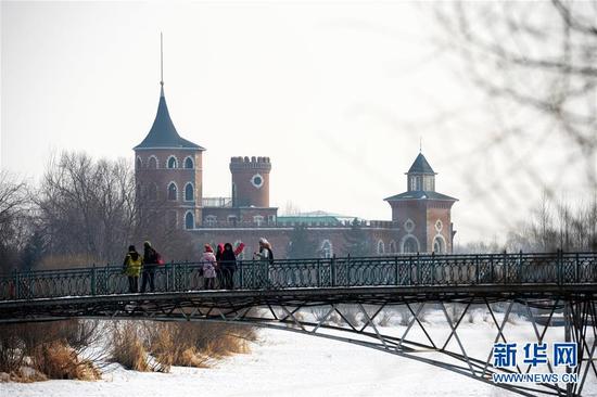 World of ice and snow at Volga Manor