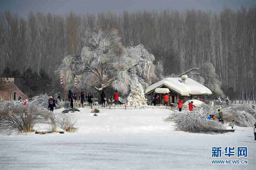 World of ice and snow at Volga Manor