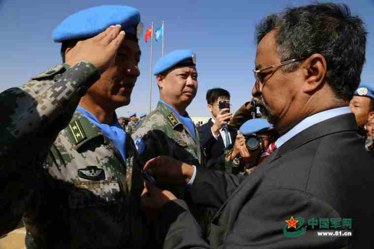 UN honors Chinese peacekeeping troops in Mali with Peace Medals of Honor