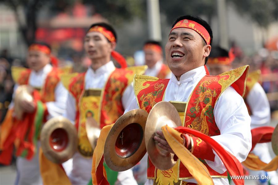 The Lantern Festival falls on Feb. 11 this year. (Xinhua/Li Yibo)S (CN)