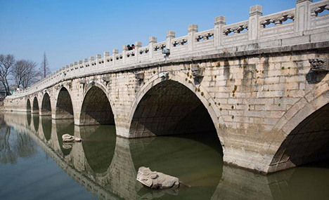 'Beasts' resurface below Nanjing's Seven Bridge Urn