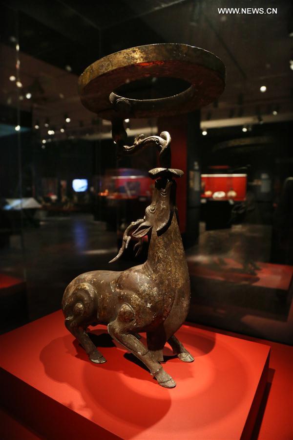 Rare excavations from Han Dynasty exhibited in China's Jiangsu