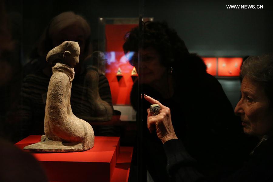 Rare excavations from Han Dynasty exhibited in China's Jiangsu
