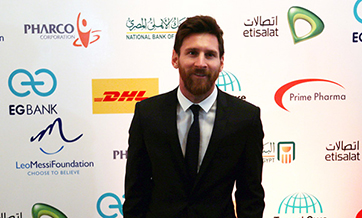Messi arrives in Egypt for anti-Hepatitis campaign