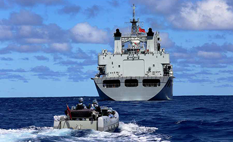 PLA Navy South China Sea fleet conducts drill