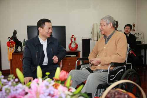 Li Yi visits three CAE academicians-Xu Demin, Wang Yingluo, Yao Mu