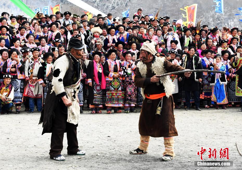 Qiang people celebrate Guairu Festival in SW China