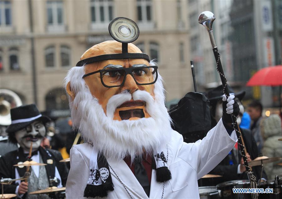 Carnival of Basel 2017 held in Switzerland