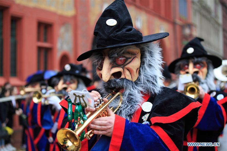 Carnival of Basel 2017 held in Switzerland