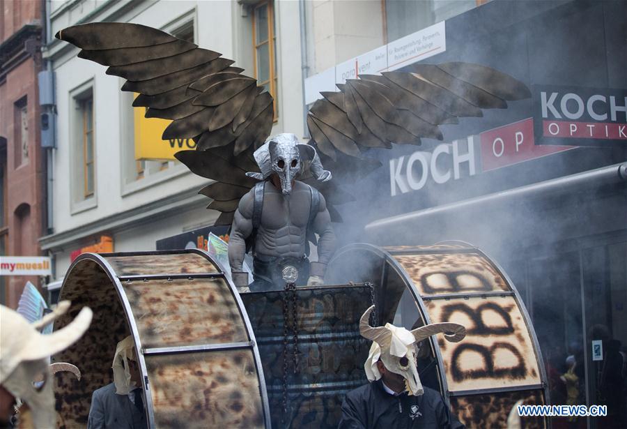 Carnival of Basel 2017 held in Switzerland