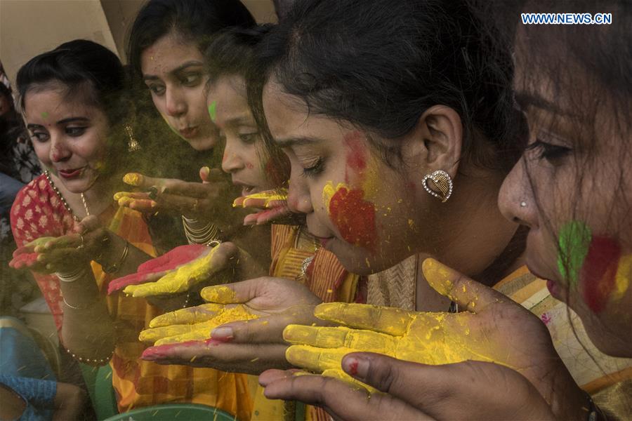 Holi festival celebrated in India