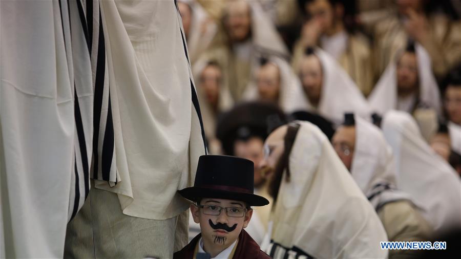 Purim celebrated in Jerusalem