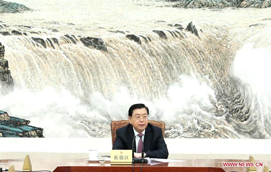 Zhang Dejiang chairs 3rd meeting of executive chairpersons of presidium