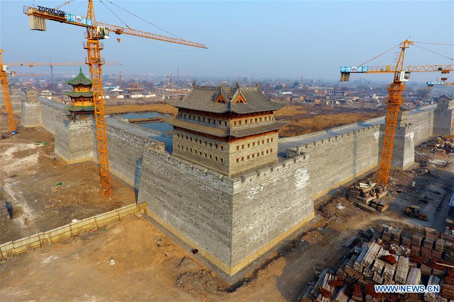 Restoration of ancient county seat in N China underway