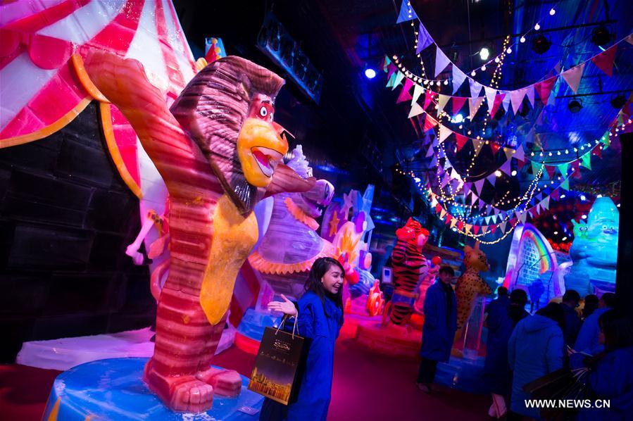 Ice World With The DreamWorks All-stars exhibition opens in Macao
