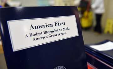 Trump unveils first budget blueprint